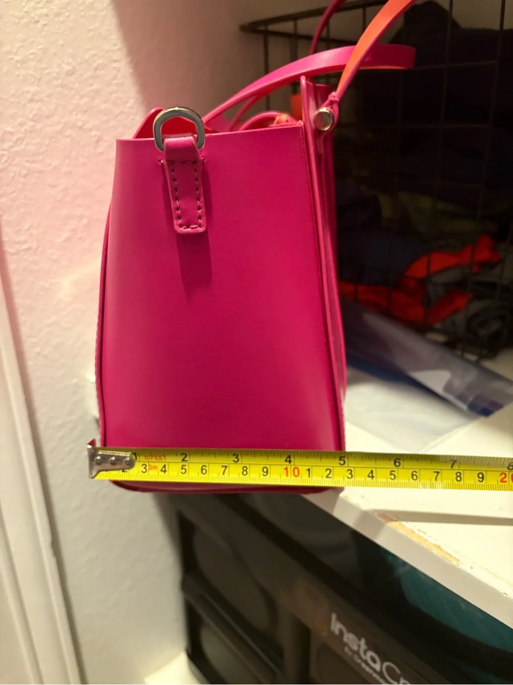 kate spade hot pink leather tote SMALL